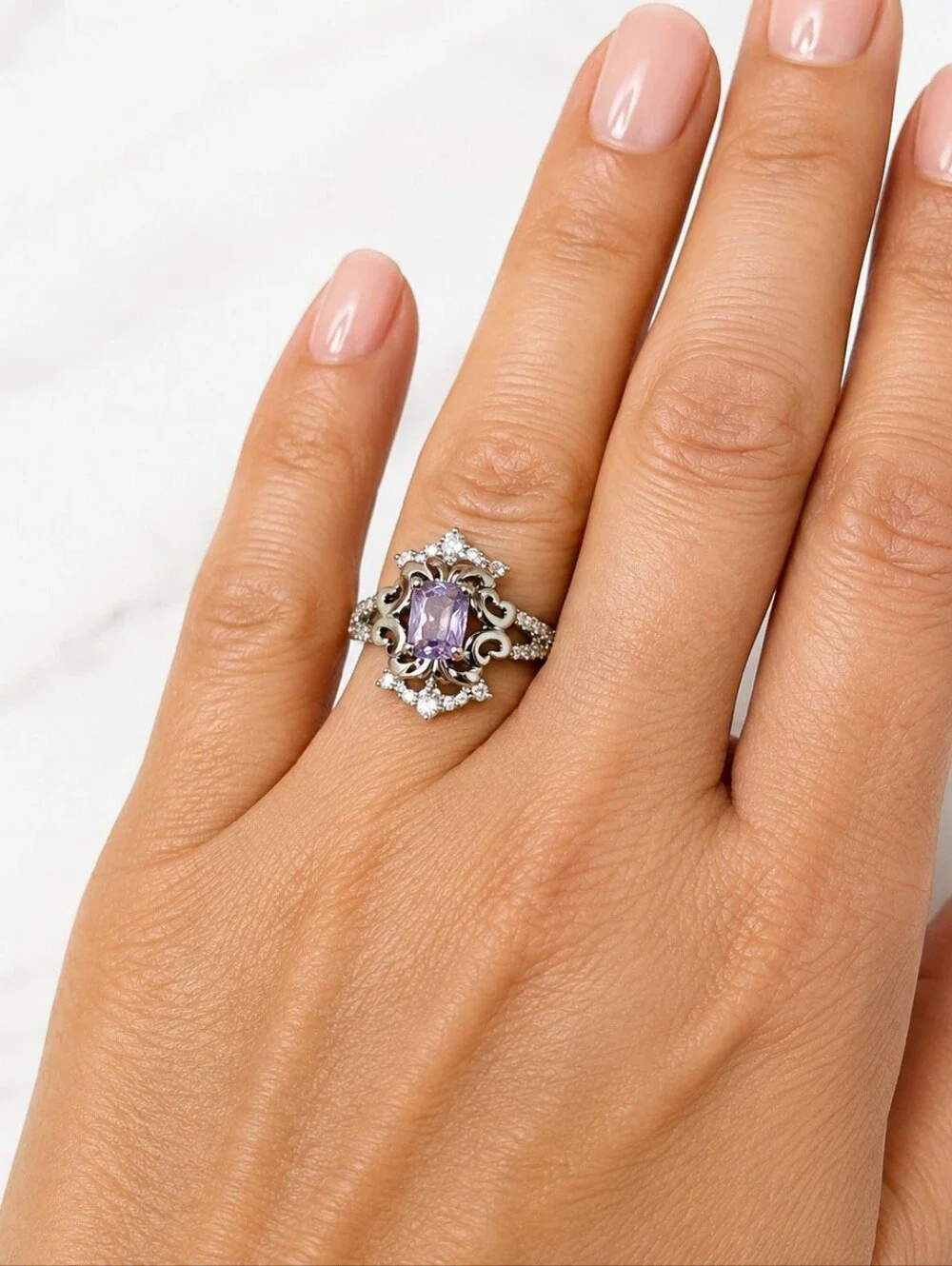 Bomb Party Retro Coastal Class Ring – Size 8